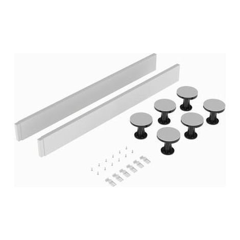 Signature Shower Tray Riser Kit (Square/Rectangular Models up to 900mm) - Gloss White (1/2)