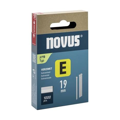 Clavos Novus type j 19 mm 1000 piezas alambre