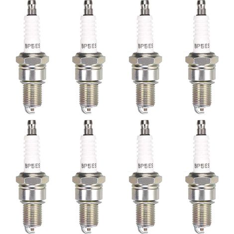 Sourcing map : lot de 8 bougies d'allumage BP5ES pour générateurs, tondeuses à gazon, tracteurs,