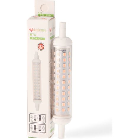 Ampoule LED R7S 118 mm 10W en Boite 3000K - Ledme - LM7128 (1/2)