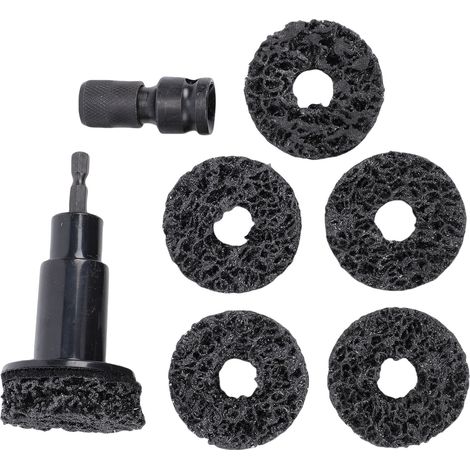 Kit de resurfaçage de moyeu de roue, outils de nettoyage de goujons de frein imperméabilisants pour clé et perceuse de 1/2 pouces (1/5)