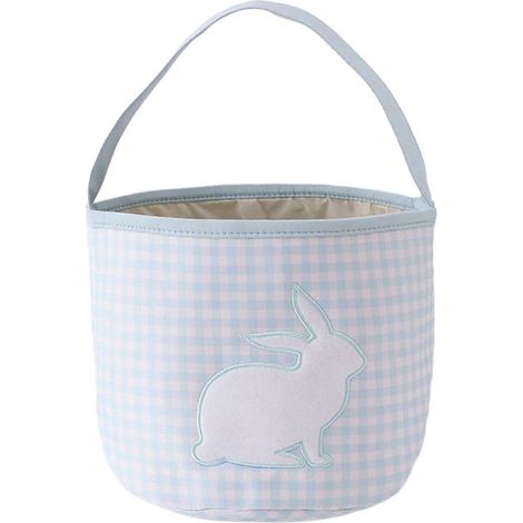 Pâques sac cabas décoratif lapin panier printemps fêtes sac œuf pour la collecte festif fête intérieur et extérieur décoration,B (1/5)