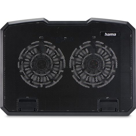 Hama Black Metal Llaptop-Kühlpad 39,6 cm (15.6") Schwarz (1/4)