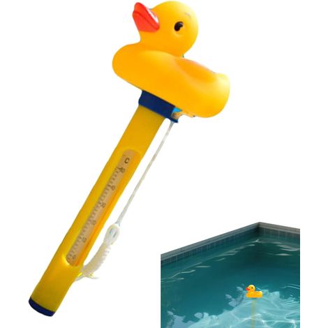 Thermomètre pour piscine - Gallégiant compteur de température d'eau pour piscines  Outil facile à lire à réponse rapide avec cordon pour bassins à remous bassins et (1/5)