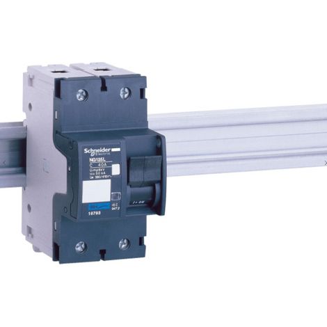 Schneider 18796 Multi 9 Ng125L Modular Circuit Breaker, 2-Pole, 80 A, C-Curve
