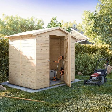 Casetta in legno da giardino Lady Small 2x1.7 personalizzabile spessore 19mm (1/5)