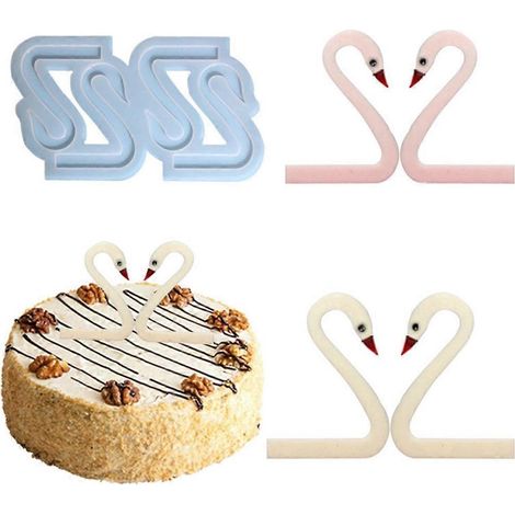 Moule en résine pour cou d'animal, moule en silicone pour fondant, moule à gâteau DIY, moule à décoration de pâtisserie. (1/4)
