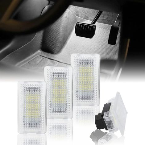 Ampoule à LED Intérieure Pour le Model Tesla 3/Y/S/X Lampe d'éclairage de Remplacement Surdimensionnée pour le Compartiment à Bagages Frunk (4 PCS) (Blanc)
