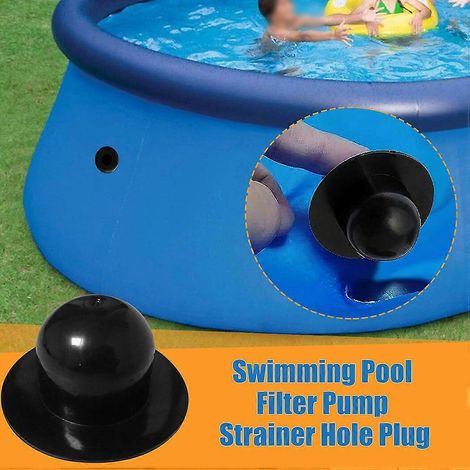 Lot de 2 bouchons de filtre pour pompe de piscine Intex Summer Escape (1/2)
