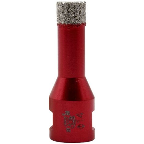 SABIR Foret diamanté avec filetage M14, foret à trous creux brasé haute performance pour carrelage/granit/marbre/porcelaine/verre/céramique (14 mm) (1/5)