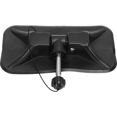Support de rames en alliage d'aluminium avec caoutchouc, léger, fixation universelle pour aviron, montage bateau gonflable, accroche pagaie marine. (1/5)