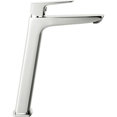 Grifo de Lavabo de Caño Alto  Modelo MARRIOT  Fabricado en Latón cromado  Monomando  Acabado en Cromo (1/2)