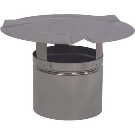 FUMAIOLI A CAPPELLO IN ACCIAIO INOX  ø cm.8