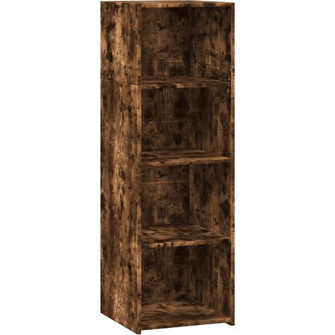 Aparador buffet cómoda mueble mueble de almacenaje organizador cocina salón salón 40 x 41 x 124 cm madera contrachapada marrón 020030942