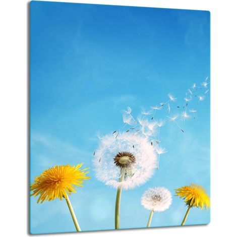 GLASSCHUTZPLATTE FÜR INDUKTION 40x52 BLUMEN (1/5)