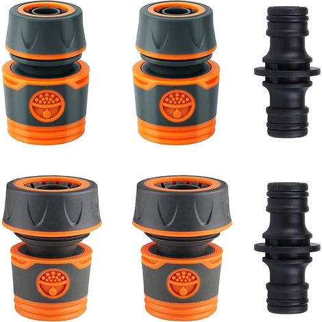 Pièces Connecteur Tuyau Arrosage, Raccord Rapide 19mm 25mm, Adaptateur Robinet Plastique ABS, Pour Jardin Lavage Voiture (1/5)