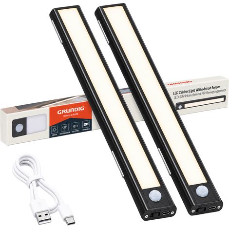 Grundig Éclairage d'armoire Noir H0.9xl4xL30cm (1/5)