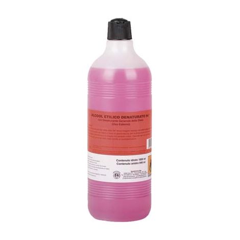 ALCOOL ETILICO DENATURATO 94  ° - LT 5- 4 pezzi