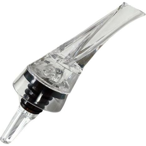 1 pièce Bouchon verseur aérateur vin, effet Bernoulli, plastique AS + silicone, pour bouteilles standard, dégustation immédiate