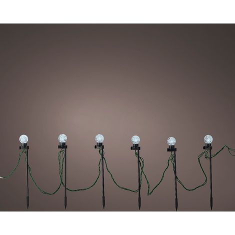 LED Partylichterkette Glas L950cm-20LEDs 11 Funktionen