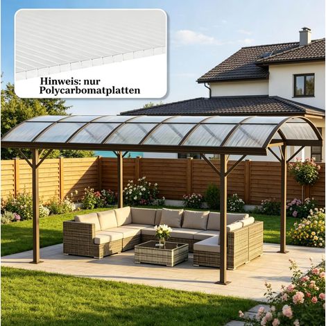 Paneles alveolares de policarbonato transparente 4 mm 120 x 60 cm, 10 unidades, anti-UV (1/5)