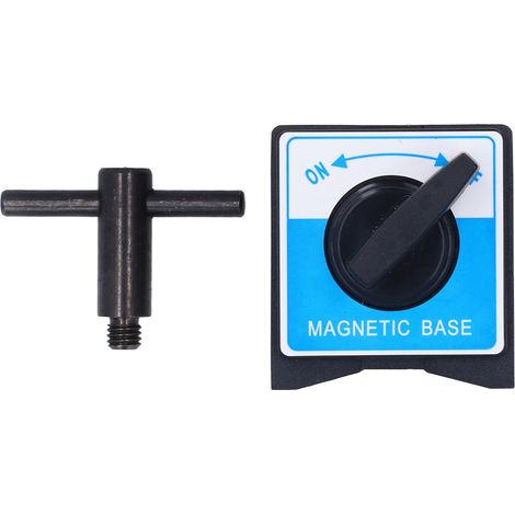 Base di supporto magnetica, interruttore on/off con base magnetica filettata M6, forza di aspirazione di 100 kg per lavorazioni meccaniche.