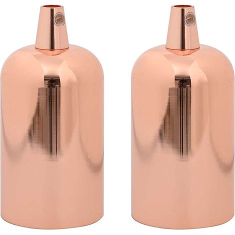 Douilles de lampe 2 pcs bronze or rose E27