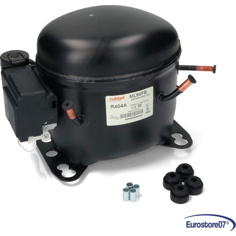 Compressore frigorifero /    cubigel ml90fb - gas r404 - a/r507 lbp 8,86cc (1/4)