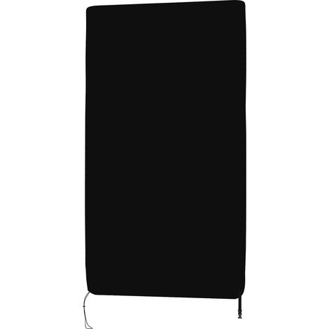 Fond de table ping-pong anti-UV imperméable intérieur extérieur 275 x 153 x 5 cm Noir