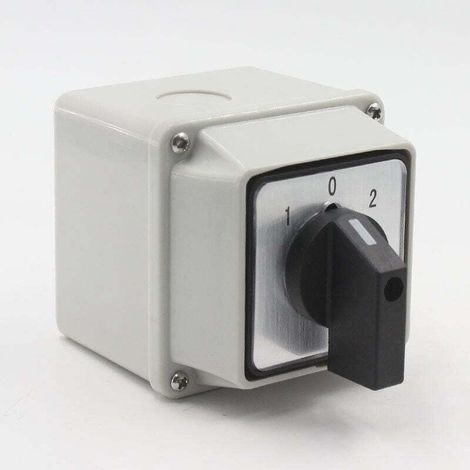 LW26 20/2 Universal Source Diverter with Mounting Box 20A Universal Rotary Cam Selector(6.86.87.2cm) (1/4)