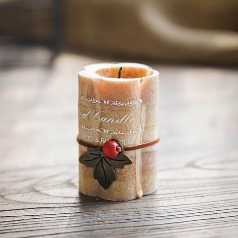 Bougie Votive - Cire De Soja - Parfum Sapin De Fraser - Mèche En Coton Naturel - 270 G - 40 Heures De Combustion - Pour Décoration Intérieure Et Fêtes (1/2)