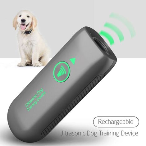RHG Anti Aboiement pour Chien, Dispositif Anti-aboiement pour Chien avec Indicateur LED Ultrasoniques Anti-aboiements, Appareil à Ultrasons Anti Aboiements Entraînement Contrôle sans Danger pour Chien