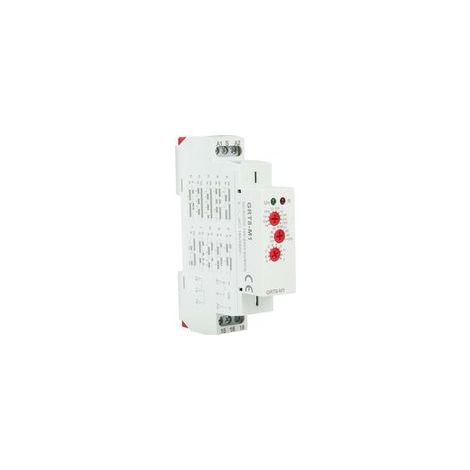 Relais temporisé GRT8-M1 avec 10 fonctions 35MM montage rail DIN AC/DC 12V 240V 50-60Hz