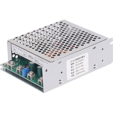 DC-Abwärtswandler-Modul 50A 1000W Eingang DC 25-90V einstellbar Ausgang DC 2,5-50V mit Lüfter (1/5)