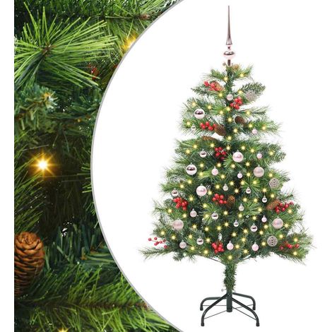 Künstlicher Weihnachtsbaum Grün 150 cm PVC und Metall vidaXL (1/5)