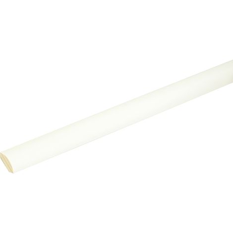 FN Neuhofer Viertelrundstab L0184 RAL9010 240 cm 14 x 14 mm Leisten (1/3)