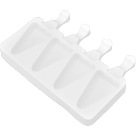 Moule à glace en silicone multi-grilles résistant à la chaleur, outil de cuisine DIY (4 grilles triangulaires) (1/5)