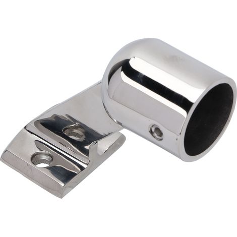 Raccord de main courante de bateau 25 mm, poteau d'extrémité à 60°, quincaillerie en acier inoxydable, pièces de yacht (1/5)