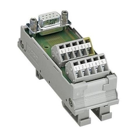 WAGO 289-575 Modulo di interfaccia basetta portacontatti D-SUB 0.08 - 2.5 mm² Poli: 9 Contenuto: 1 pz. (1/3)
