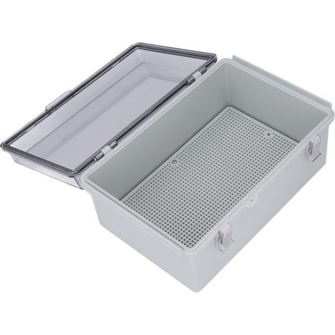 Boîtier de connexion électrique IP67 étanche en plastique ABS extérieur avec couvercle transparent pour équipement satellite (1/5)