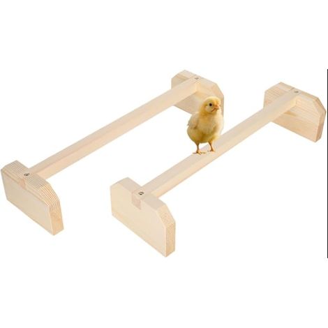 Support carré pour poules en bois grand oiseaux fournitures animaux de compagnie Coop couveuse perchoir volaille coq poussins (1/5)