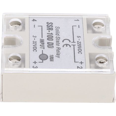 Relais statique CC-CC SSR avec interrupteur sans contact haute qualité SSR-100DD 5-220 VCC (1/5)