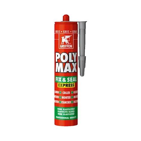 Poly Max Fix 1Seal Express Grigio GRIFFON cartuccia 425 gr - 6150456