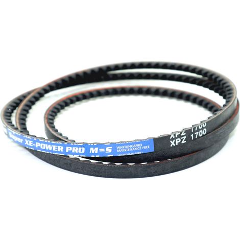 Courroie type trapézoïdale crantée XPZ1700