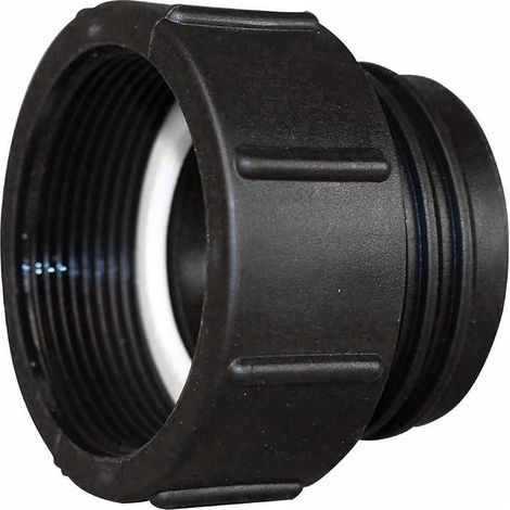 Lioaeust Adaptateur de conteneur IBC, connecteur adaptateur de réservoir IBC filetage fin 5,1 cm vers filetage grossier S60 x 6, accessoires de réservoir de conteneur 5,1 cm vers filetage grossier (1/5)