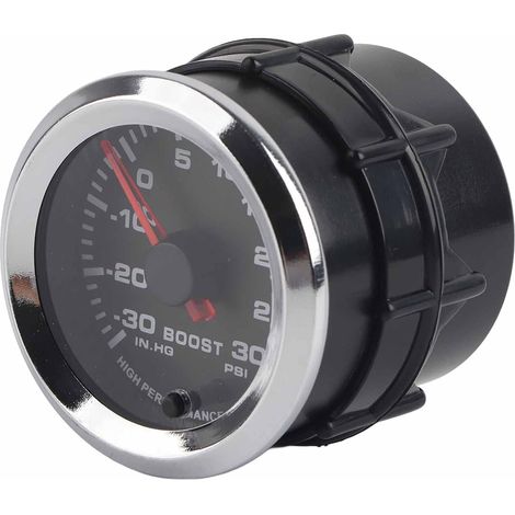 Universal Boost Gauge, 7-Color LED Display, 30 PSI, 52mm, Suitable for 12V Car Truck/Boat Engine (1/5)