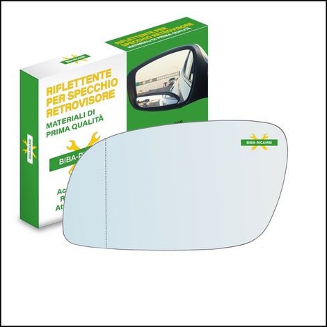 Vetro specchio adesivo asferico lato guidatore per vw touran i (1t1,1t2) 03-10 (1/4)