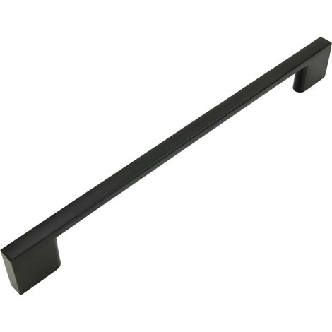 Maniglia per mobili in metallo nero 192 mm (1/5)