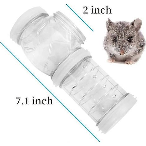 Tubes pour hamsters, tubes d'extérieur pour l'aventure, matériaux transparents, cage et accessoires pour hamsters, jouets pour hamsters qui agrandissent l'espace, connexion créative, Tu (1/4)