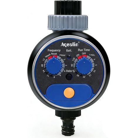 Garden Irrigation Clock with Ball Valve, Water Computer Update, No Need Water Pressure (1/5)